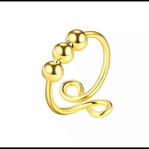 Adjustable 925 Spinner Ring, Anti Anxiety |Meditation Ring | Worry Ring | Stress